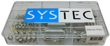 trekveer verzinkt Systec assortiment doos 9-vaks, Nieuw