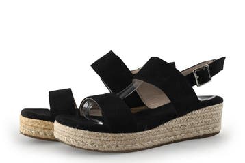 Dolcis Sandalen in maat 40 Zwart, Dolcis, Verzenden, Zwart, Sandalen of Muiltjes