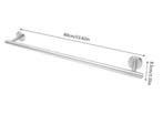 Badkamer Handdoekhouder Wand – Set van 2, Metaal 60 cm, Verzenden, Nieuw