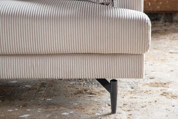 3-Zitsbank  Loke  Beige  Rib  Jörn, Huis en Inrichting, Verzenden, Nieuw