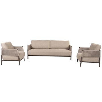 Savanne stoel bank loungeset 3 delig terre 4 Seasons Outdoor, Tuin en Terras, Tuinsets en Loungesets, Ophalen of Verzenden, Nieuw