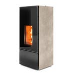 MCZ Eiko Naturalmatic 6 Up! M1 Core tortora showmodel, Zo goed als nieuw, Overige brandstoffen, Vrijstaand, Pelletkachel