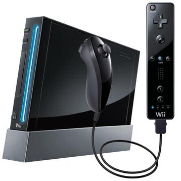 Nintendo Wii Console - Zwart, Verzenden, Zo goed als nieuw