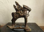 Khandoba (Shiva) en Parvati te paard - Brons - India -