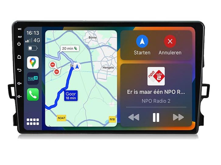 Android navigatie radio Toyota Auris 2007-2012, Android...., Auto diversen, Autoradio's