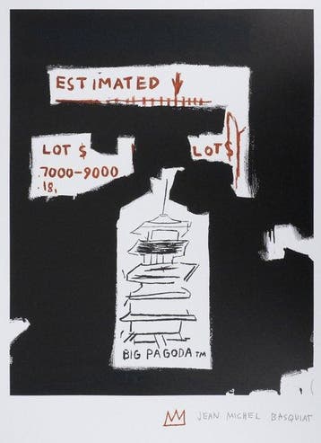 Jean-Michel Basquiat (1960-1988) - La grande pagode de Chine