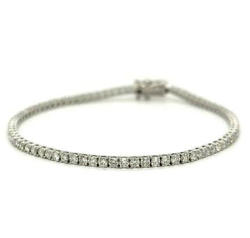 Armband - 14 karaat Witgoud - 2.62ct. tw. Diamant, Nieuw