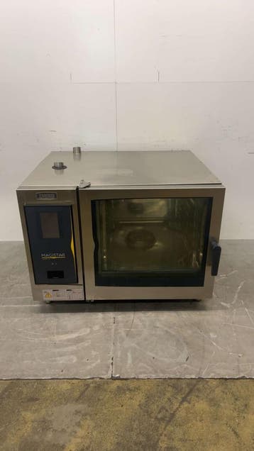 RVS Zanussi Magistar Combisteamer 6 x 2/1 GN 21,4 kW 400V, Ophalen of Verzenden, Gebruikt