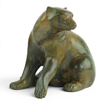 Pierre Chenet (XX-XXI) - sculptuur, Sitting Polar Bear - 13