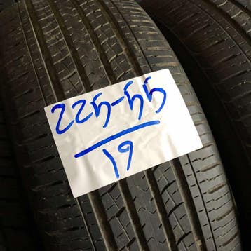 2 x Kumho Solus 225-55-19 Zomerbanden 5,5mm, 19 inch, Gebruikt, Ophalen of Verzenden, Band(en)