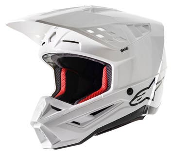 Alpinestars 2027 Supertech M5 Solid Crosshelm Wit maat XL, Ophalen of Verzenden, Nieuw