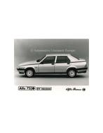 1987 ALFA ROMEO 75 QV V6 INIEZIONE PERSFOTO, Nieuw, Alfa Romeo, Author