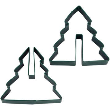 Wilton 3D Koekjesuitsteker Kerstboom Set/2, Verzenden, Nieuw