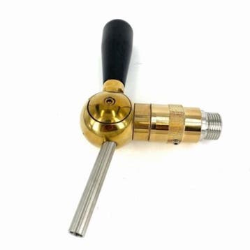 Debitap Superflow compensator tapkraan 5/8 vlak, Ophalen of Verzenden