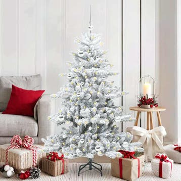 vidaXL Kunstmatige Inklapbare Kerstboom Wit 150 cm PVC en, Verzenden, Nieuw