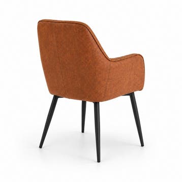 Milan Deal 180cm + 4x Vermont cognac, Huis en Inrichting, Stoelen, Ophalen of Verzenden, Nieuw
