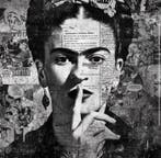 EMIR BERCUTTE - FRIDA CHUT! - Toile L, Antiek en Kunst