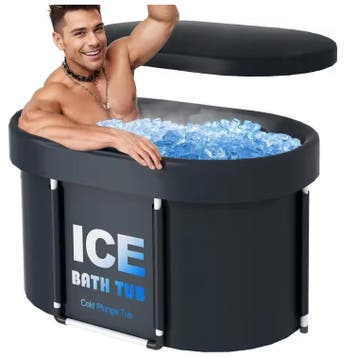 Ovale IJsbad Tub 450L met Deksel Draagbaar Koudwaterbad, Verzenden, Nieuw