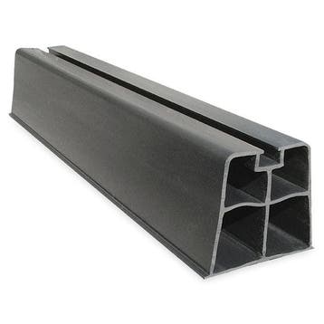 Kunststof opstelprofiel 1000x110x90mm (zwart, 2 stuks), Verzenden, Nieuw