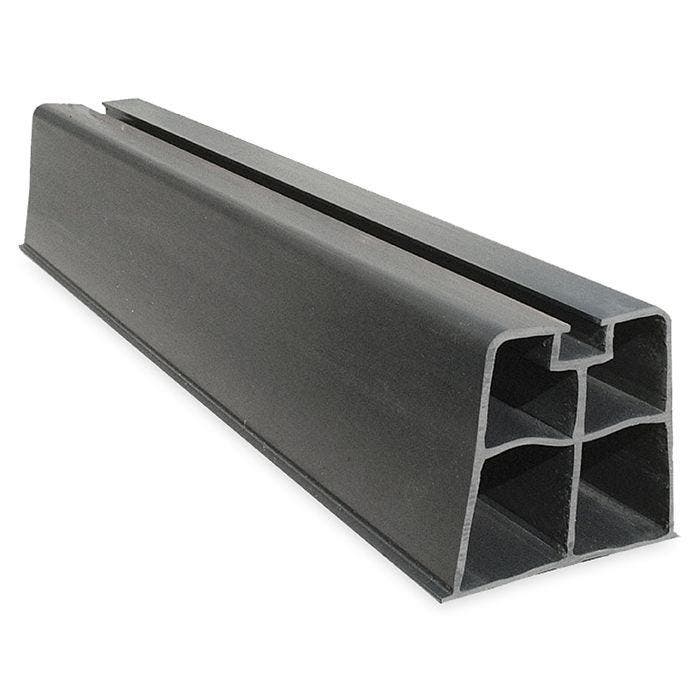 Kunststof opstelprofiel 1000x110x90mm (zwart, 2 stuks), Doe-het-zelf en Verbouw, Ventilatie en Afzuiging, Nieuw, Verzenden