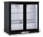 Barkoeling | 2 Glazen Deuren | Zwart | 93x52x(h)85 cm Coreco, Verzenden, Nieuw in verpakking