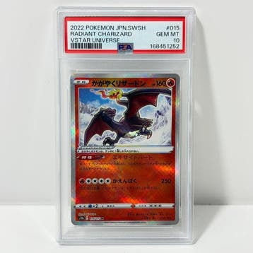 Pokémon - 1 Graded card - Charizard 015/172 Foil, Full art -, Nieuw