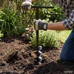 vidaXL Grondboor met handvat 150 mm en verlengstukken 9 m, Verzenden, Nieuw