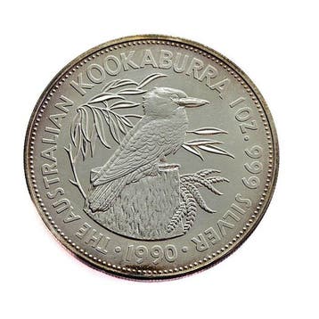 Australië. 5 Dollars 1990 - Kookaburra