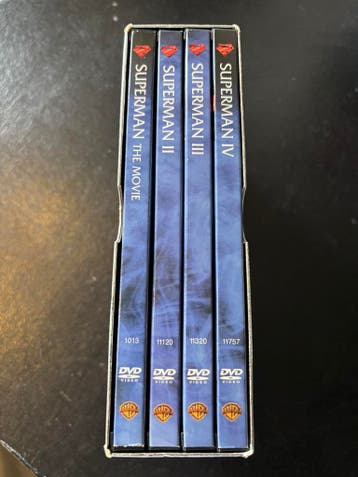 The complete Superman collection 4DVD box - Gesigneerd!, Ophalen of Verzenden, Nieuw, Film, Gebruiksvoorwerp