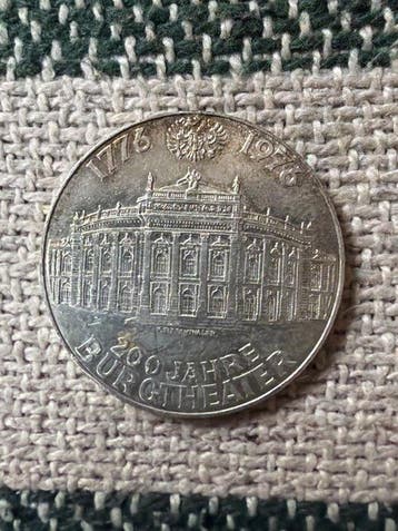 Oostenrijk. 100 Schilling 1976 Burgtheater Wien - 24g (.640)