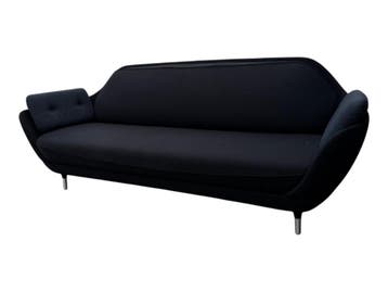 Fritz Hansen Favn Sofa - Zwarte Bank - Uitstekende Staat, Verzenden, Zo goed als nieuw