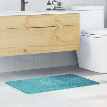 vidaXL Antislip Badmat Turquoise 60 x 90 cm PP, Verzenden, Nieuw