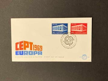 FDC 1969 Europa [N.V.P.H. nr. E96], Ophalen of Verzenden, Gestempeld
