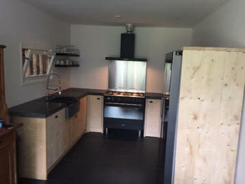 Complete keuken landelijke keuken rechte keuken eiken opmaat, Huis en Inrichting, Overige kleuren, Hoekkeuken, Nieuw, Hout