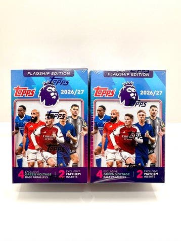 Topps Flagship Edition 2026-27 Premier League Value Box - 2, Nieuw