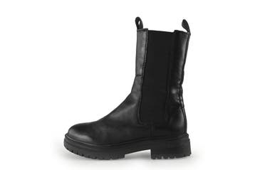 Manfield Chelsea boots in maat 38 Zwart, Verzenden, Zwart, Overige typen, Zo goed als nieuw