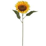 Gele zonnebloem kunstbloem 70 cm - Kunst zonnebloemen, Huis en Inrichting, Ophalen of Verzenden