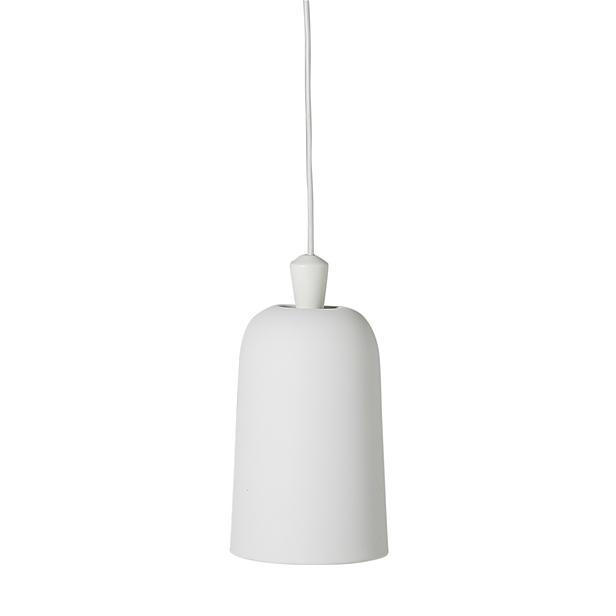 Metalen witte hanglamp whkmps own, Antiek en Kunst, Antiek | Lampen, Verzenden