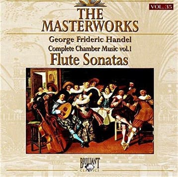 cd - George Frideric Handel - Flute Sonatas, Verzenden, Zo goed als nieuw