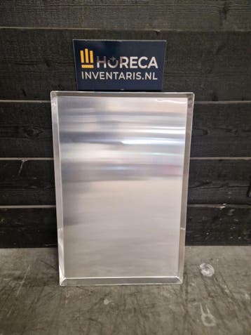 Ovenbakplaat | RVS | bakkersnorm | 60 x 40 cm | horeca, Nieuw in verpakking, Ovens, Magnetrons en Steamers