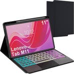 Toetsenbordhoes Lenovo M11 | 7 Kleuren Verlicht | Tweedek..., Overige modellen, Blauw, 11 inch, Nieuw