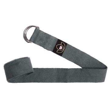 Yoga riem extra lang antraciet - Lotus, Verzenden, Nieuw