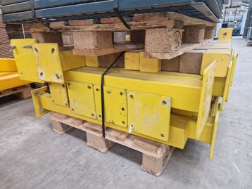 Rampaal 100x10x10cm geel, gebruikt, Zakelijke goederen, Kantoor en Winkelinrichting | Beveiliging, Ophalen of Verzenden