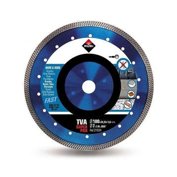 RUBI TVA 180 SUPERPRO Diamantschijf 180, Verzenden, Nieuw