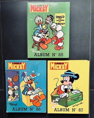 Mickey Magazine - Recueils N°85 au N°87 - 3 Album - Eerste, Nieuw