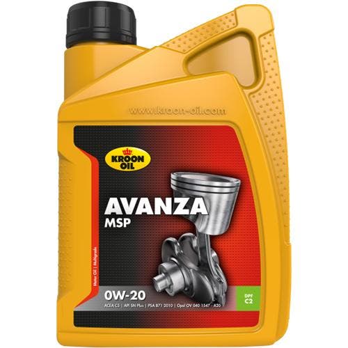 Kroon Oil Avanza Msp 0W20 1L, Auto diversen, Onderhoudsmiddelen, Verzenden