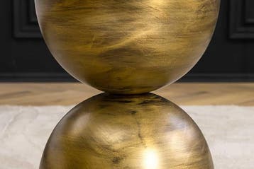 Moderne vaas SANDGLASS L 55cm messing ijzer handgemaakt, Ophalen of Verzenden, Nieuw