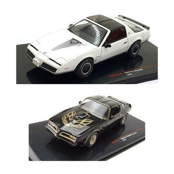 IXO 1:43 - Modelauto (2) - Pontiac Firebird Trans Am de 1977, Nieuw
