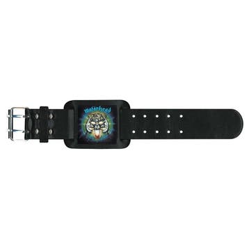 Motörhead Overkill lederen Polsband officiële merchandise, Ophalen of Verzenden, Nieuw, Kleding