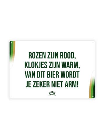 Rozen zijn rood, klokjes zijn warm, van dit bier wordt je, Huis en Inrichting, Ophalen of Verzenden, Nieuw